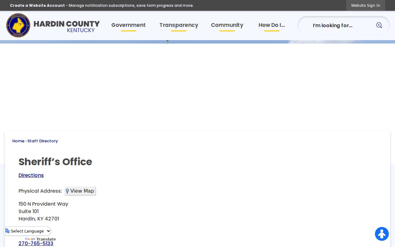 Hardin County Sheriff arrest records contact