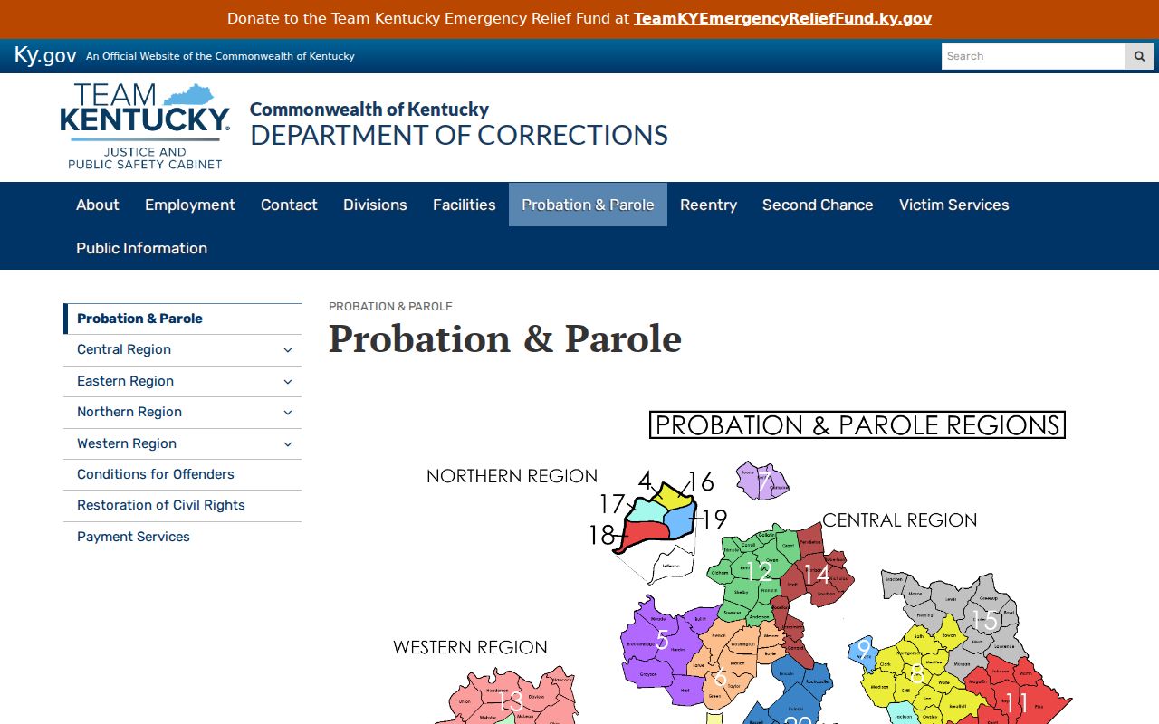 Hardin County Radcliff criminal history probation and parole source